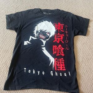 Tokyo Ghoul Ken Kaneki black graphic T-shirt